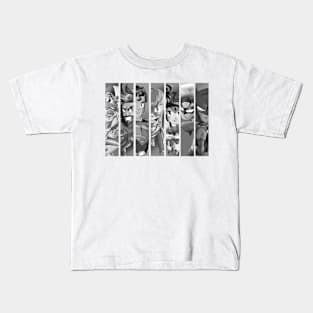 Team Justice (Black &White version) Kids T-Shirt